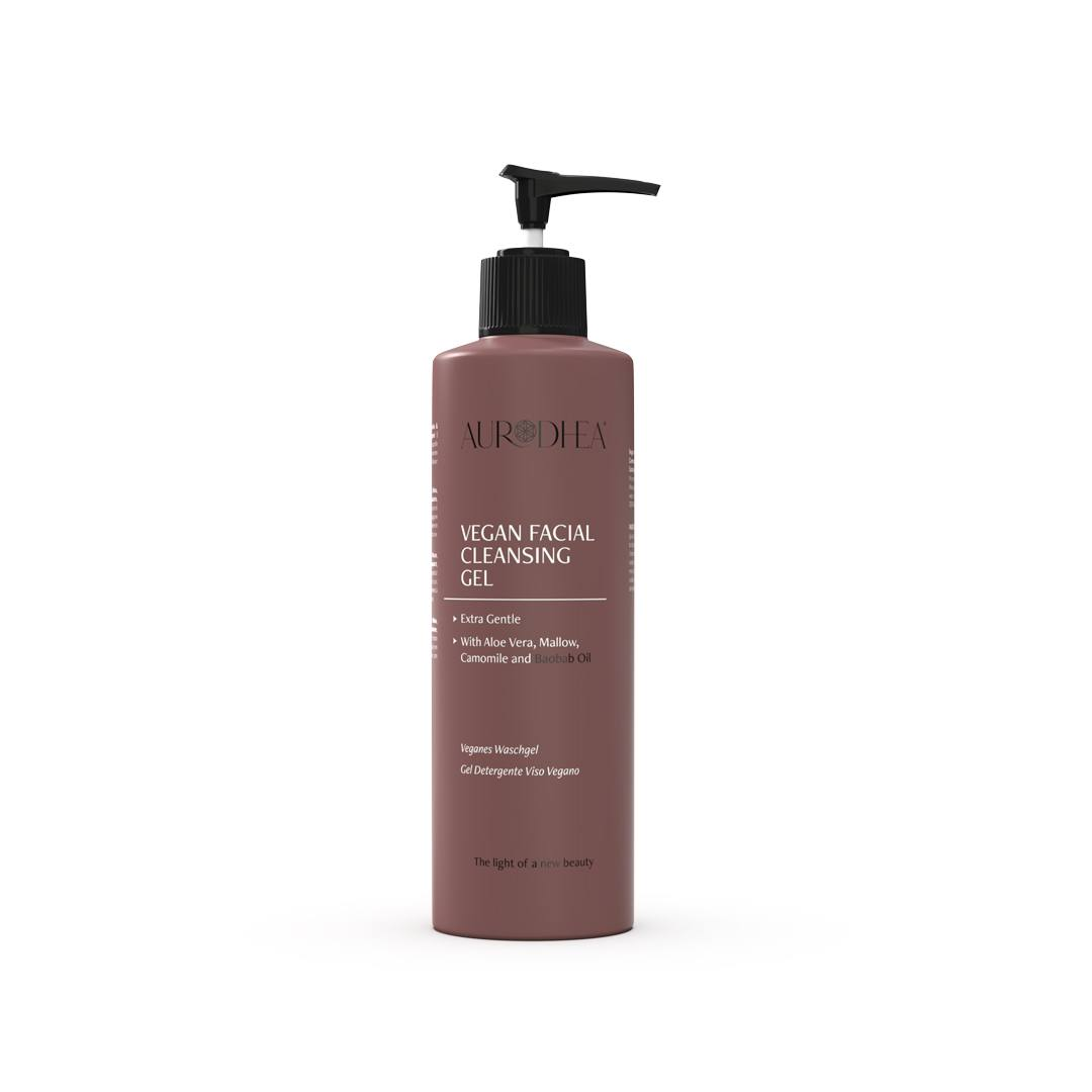 Gel Nettoyant Visage Végan à l’Huile de Baobab Bio – Aurodhea