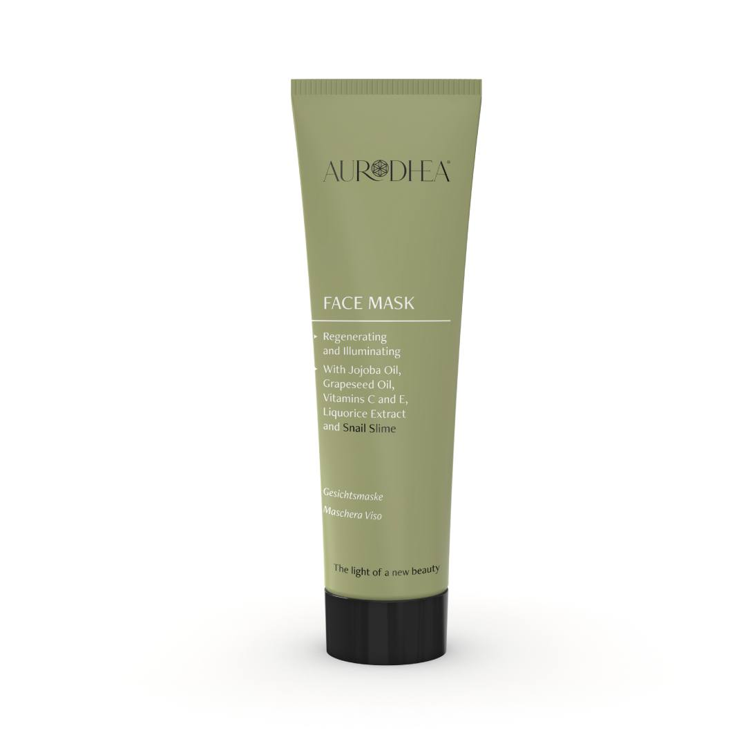 Masque Visage Illuminateur à la Bave d’Escargot & Vitamine C – Aurodhea
