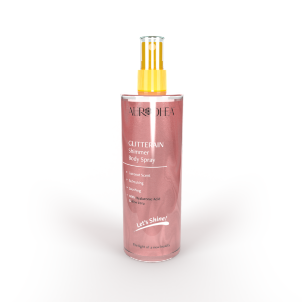 Spray Scintillant GLITTERAIN - Brillance et Noix de Coco - Aurodhea